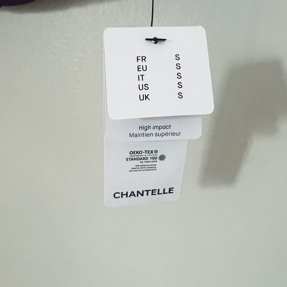 Chantelle‎ High Impact Wirefree Sports Bra, Wireless Top, Purple, Medium, NWT - Picture 5 of 12